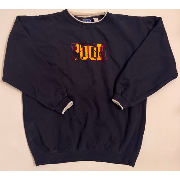 Vintage Winnie The Pooh Crewneck Sweatshirt Disney Size XL Women's Blue - Picture 1 of 5